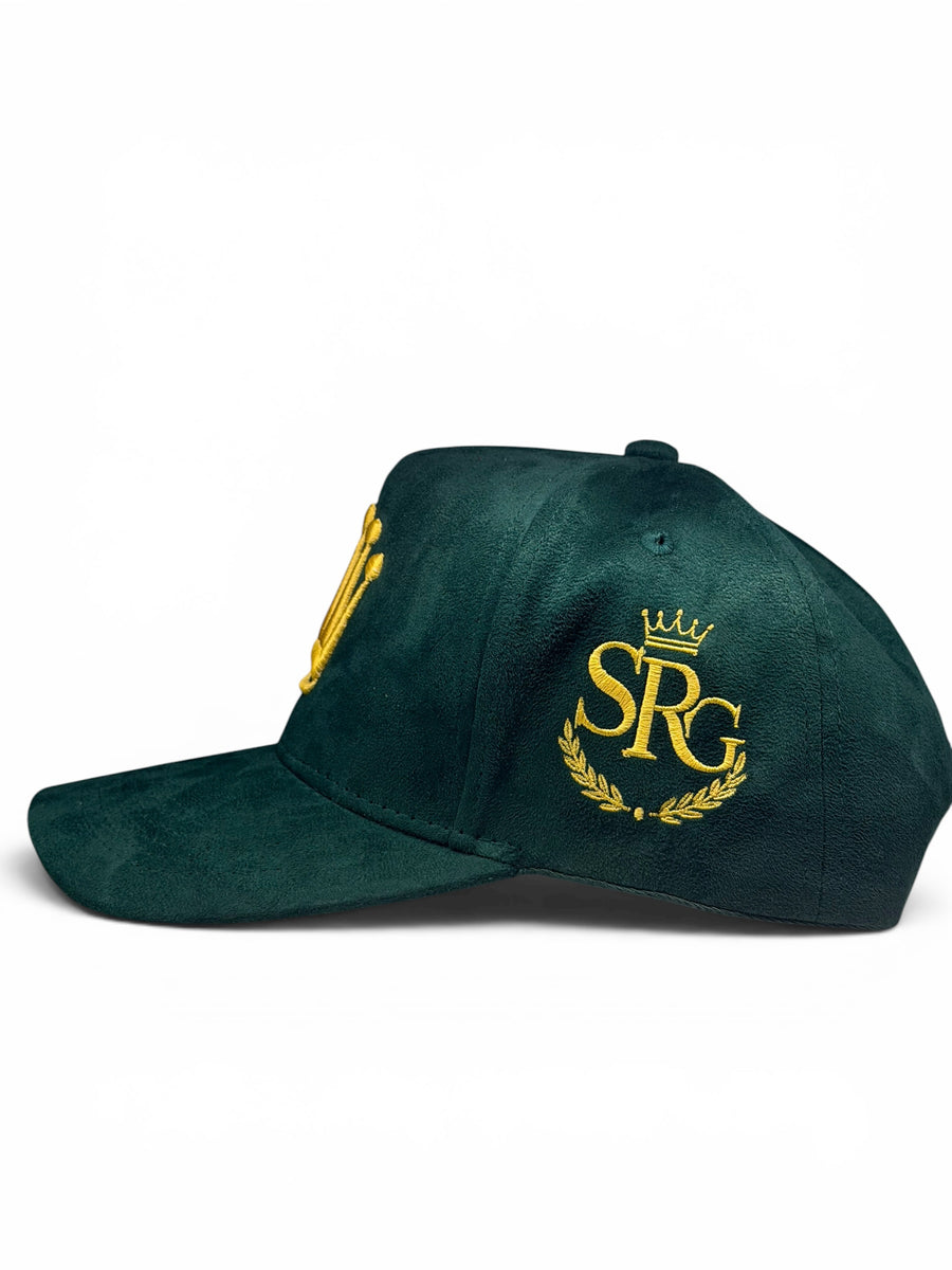 Gold Label Crown Snapback – Forest Green