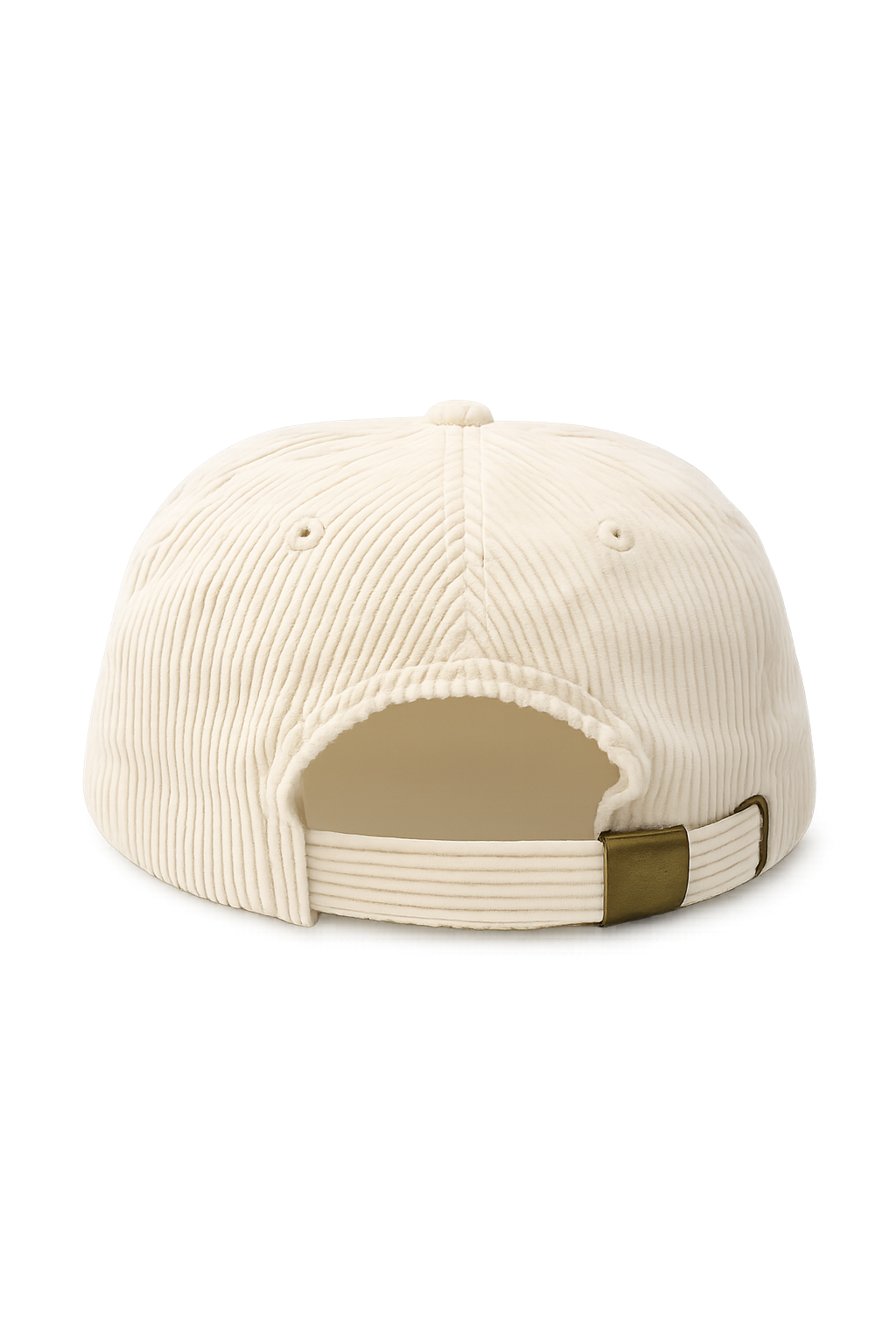 Motorsports Corduroy Strapback Hat – Cream