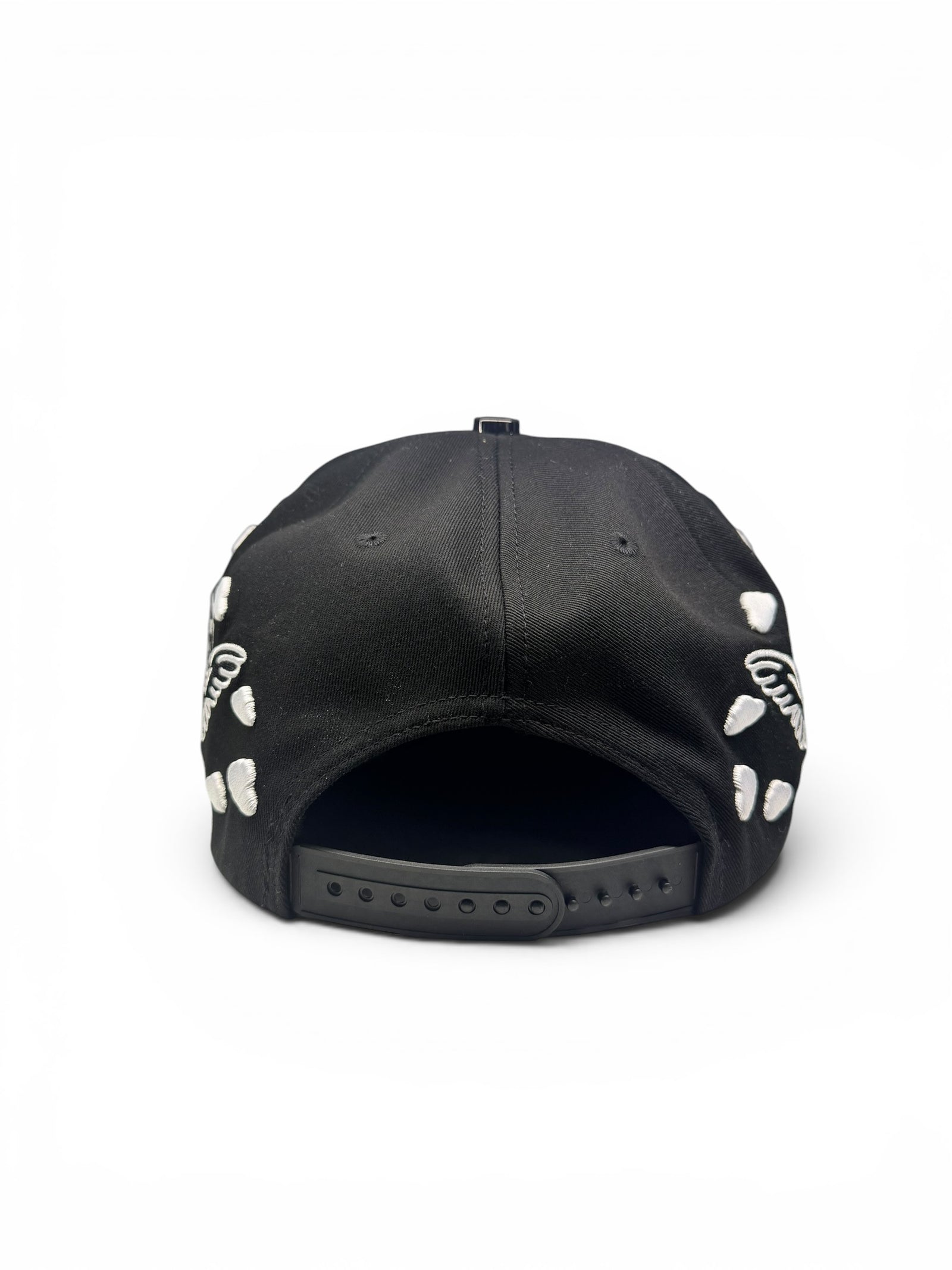 LA Angel Cherub Snapback Hat - Black