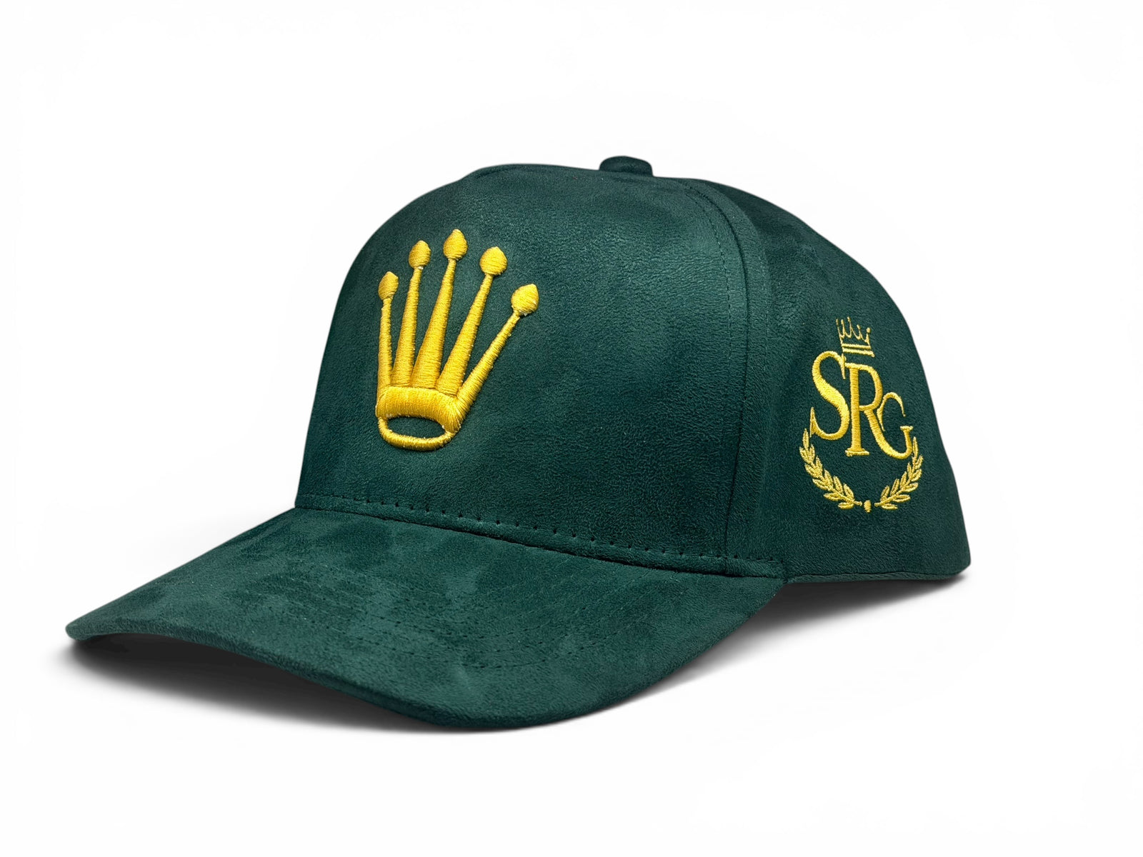 Gold Label Crown Snapback – Forest Green