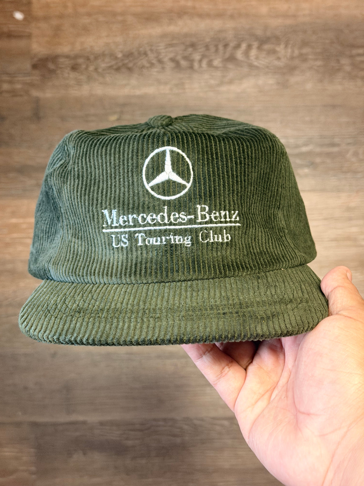 Corduroy Mercedes Hat Olive